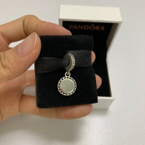 Michigan Genuine PANDORA Up North WJ Silver Dangle Charm - Picture 2 of 4